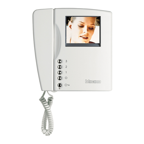 Bticino 2 WIRE VIDEO DOOR ENTRY AND HOME VIDEO SURVEILLANCE... User manual