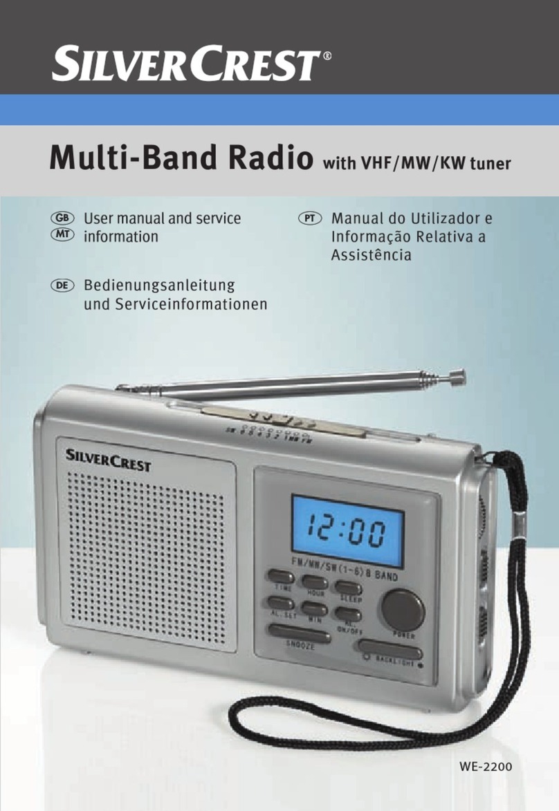 Silvercrest WE-2200 User manual