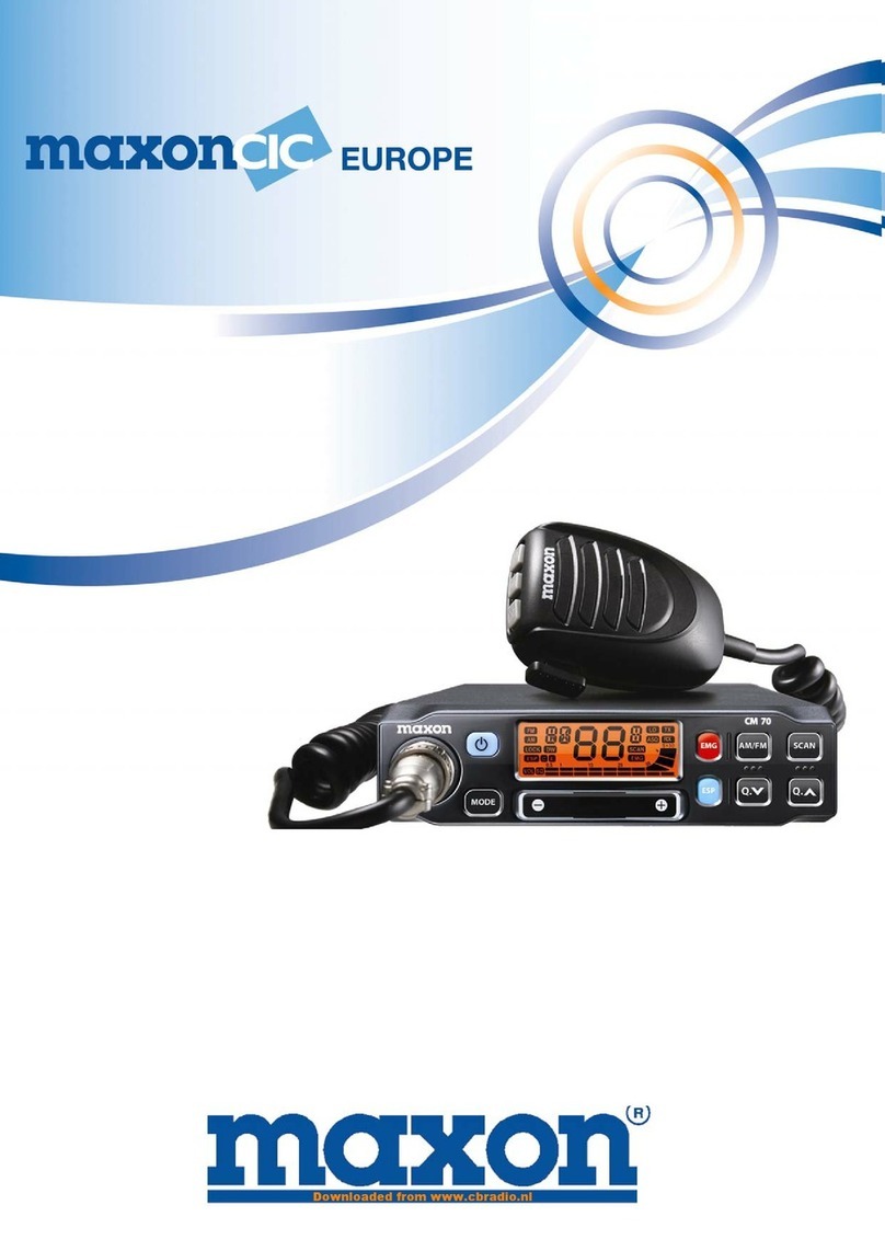 Maxon CM70 Service manual