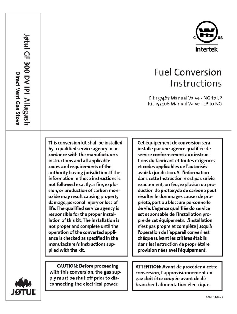 Jøtul Allagash GF 300 DV instructions