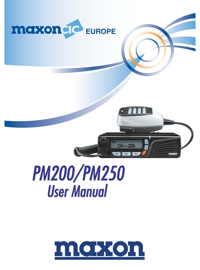 Maxon PM200 user manual