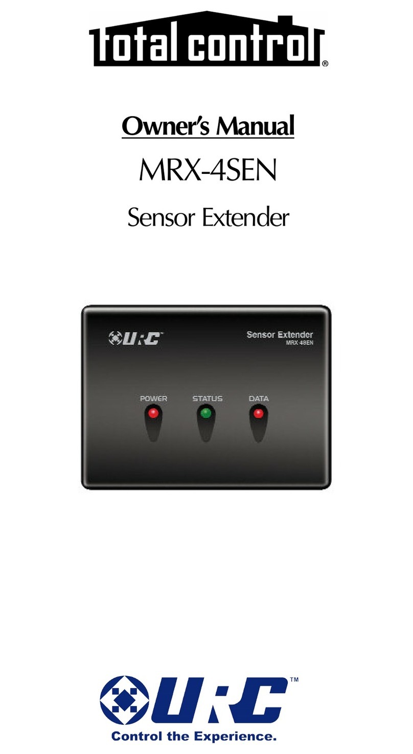 Total Control MRX-4SEN User manual