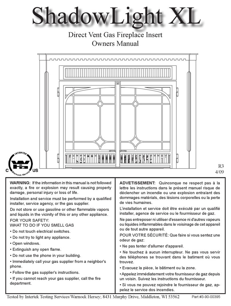 Harman Home Heating ShadowLight XL owner's manual Harman Home Heating ShadowLight XL owner's manual