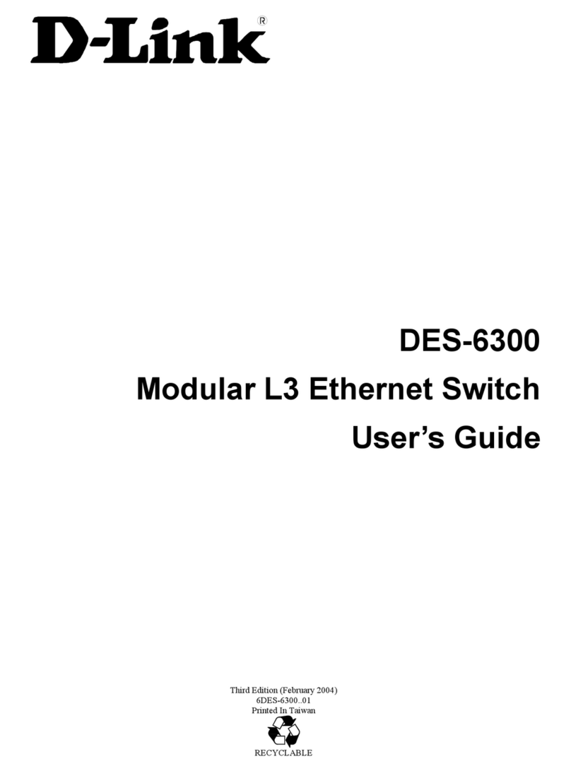 D-Link DES-6300 User manual D-Link DES-6300 User manual