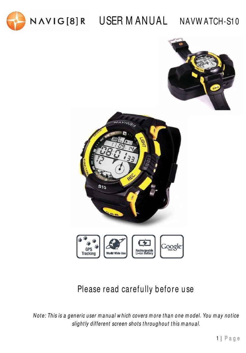 Navig8r Navwatch-S10 user manual