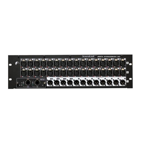 SoundCraft MINI STAGEBOX 32 Manual