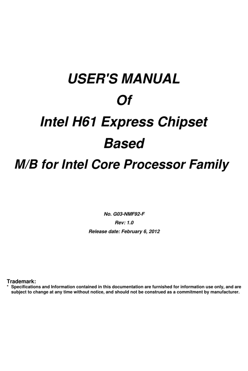 Intel H61 Express User manual