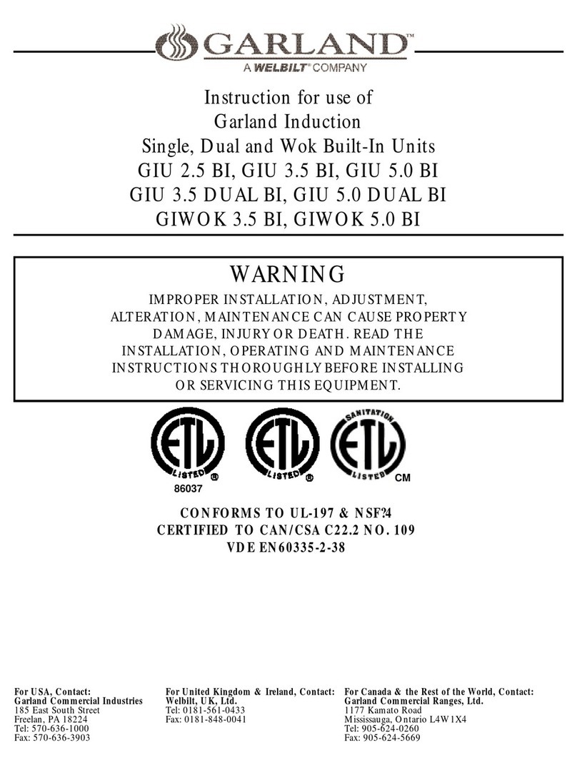 Garland GIU 5.0 DUAL BI Instructions for use