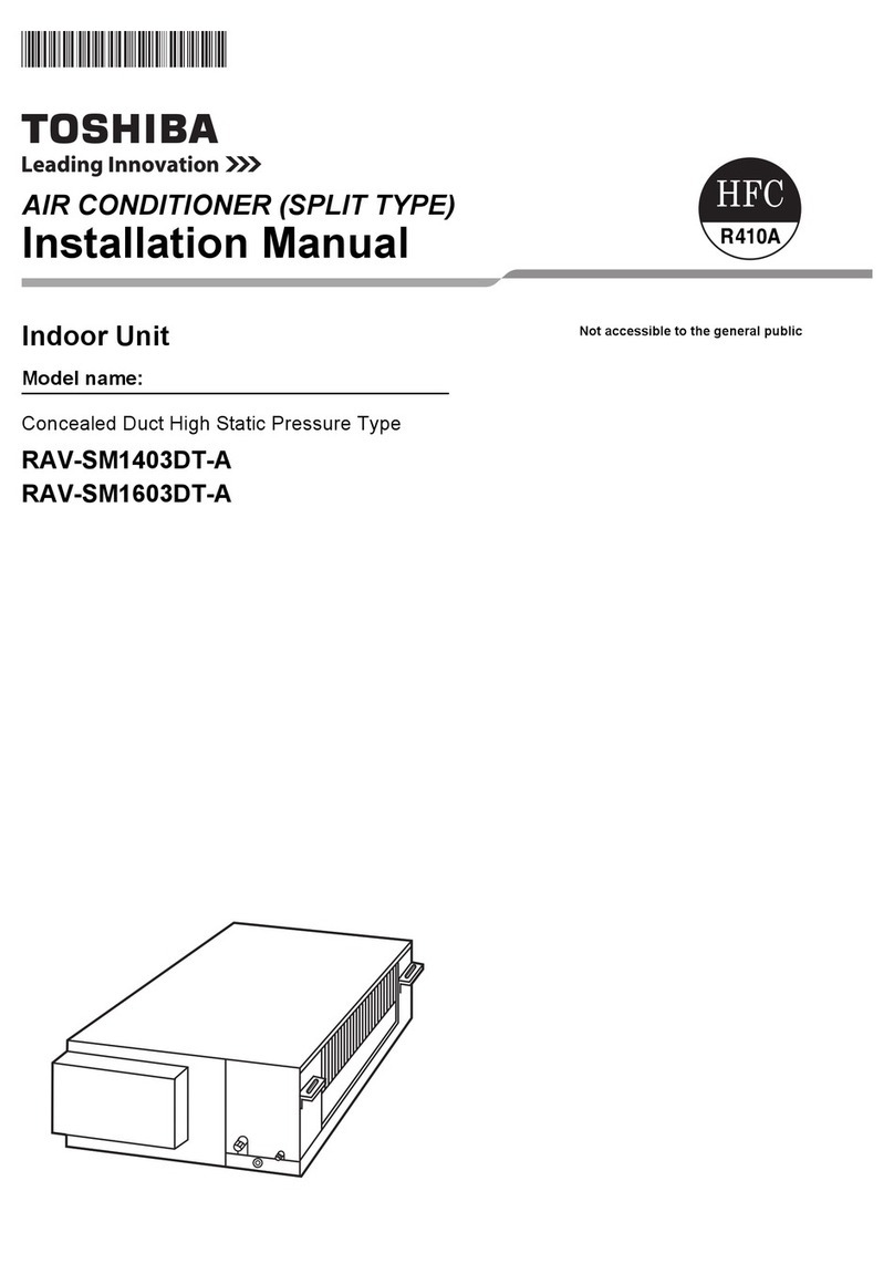 Toshiba RAV-SM1403DT-A User manual Toshiba RAV-SM1403DT-A User manual
