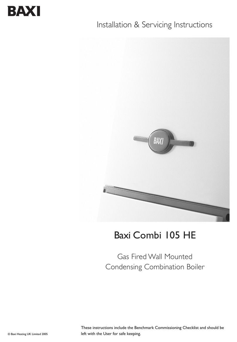 Baxi Combi 105 HE Installation & servicing instructions