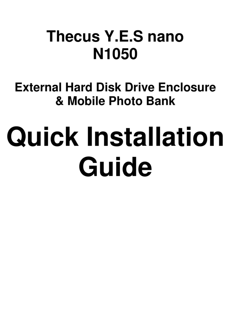 Thecus N1050 Quick installation guide