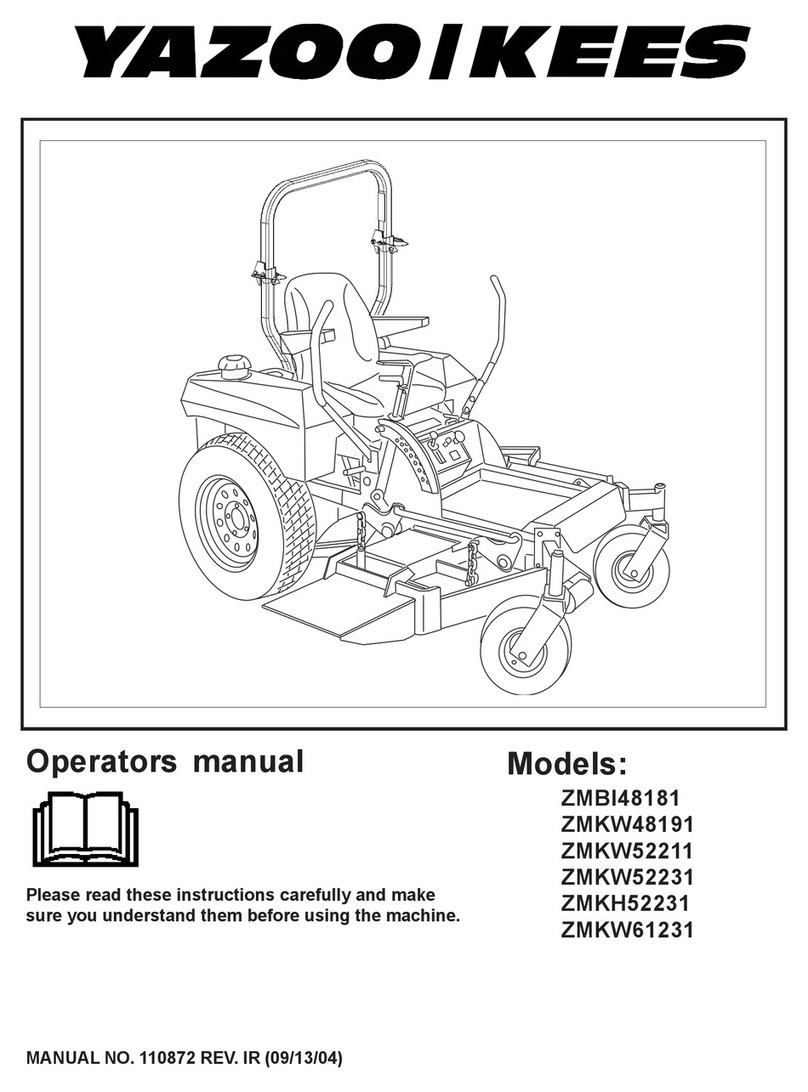 Yazoo/Kees ZMBI48181 User manual