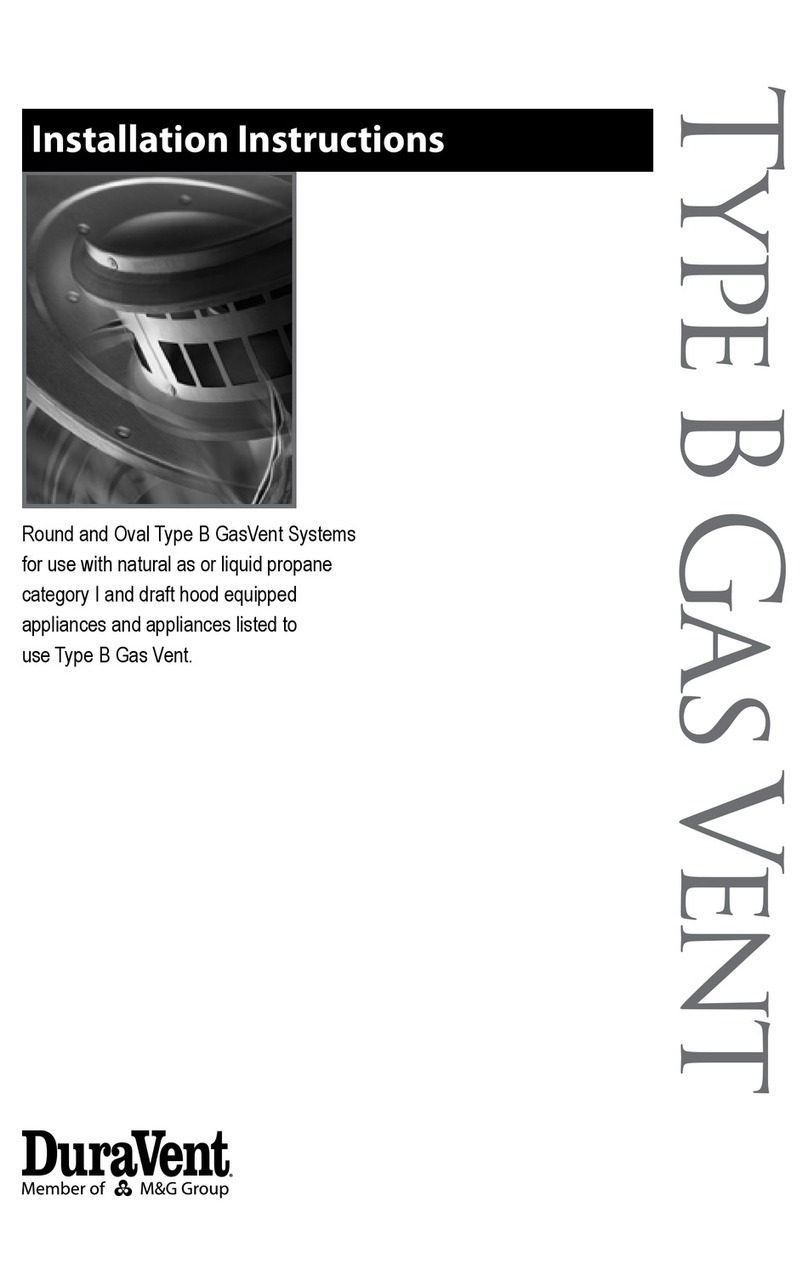 DuraVent Type B installation instructions