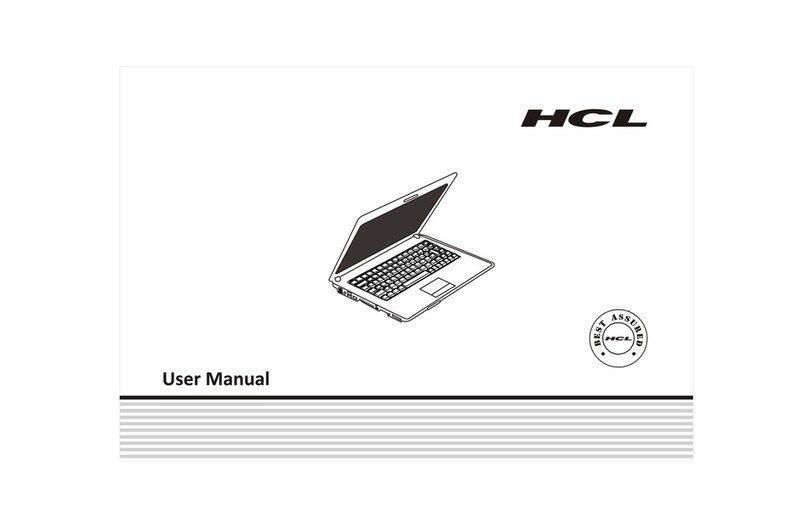 HCL Notebook PC User manual HCL Notebook PC User manual
