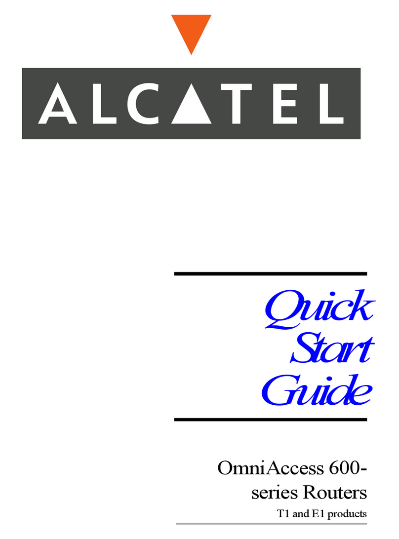 Alcatel OmniAccess 600- series User manual