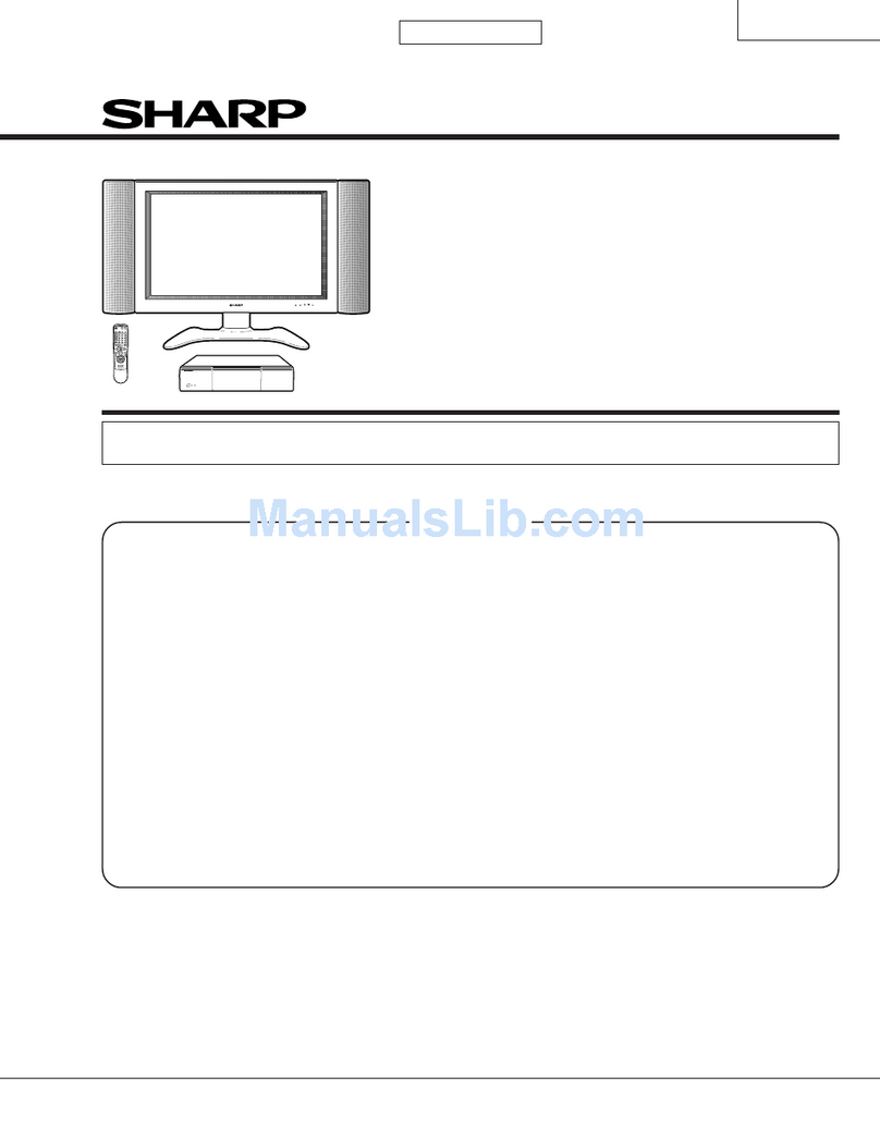 Sharp Aquos LC-30HV4E User manual