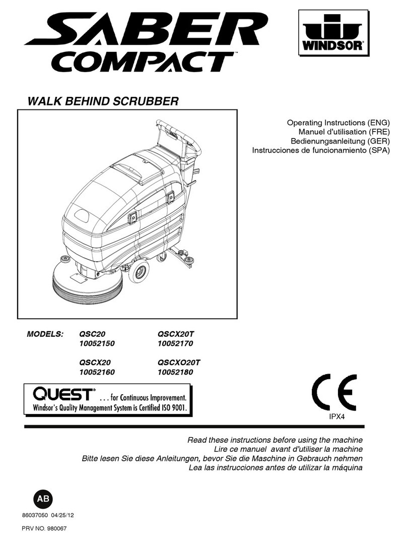 Windsor Saber Compact QSC20 Instrucciones de funcionamiento
