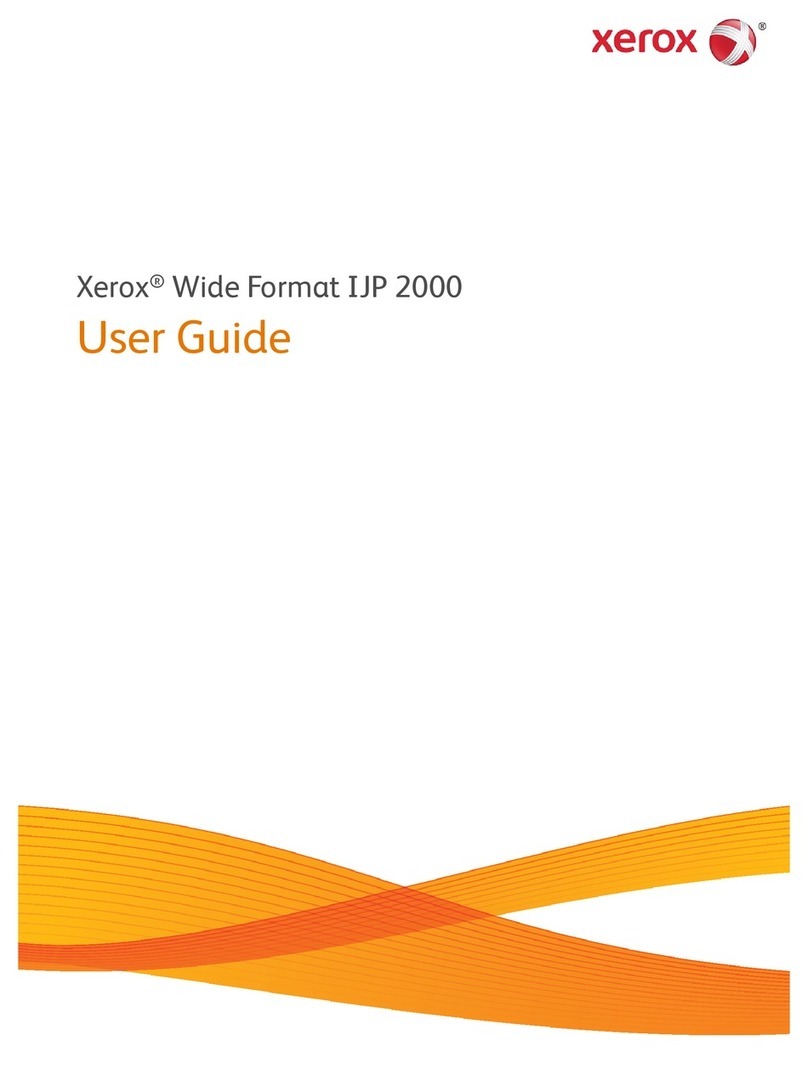 Xerox Wide Format IJP 2000 User manual