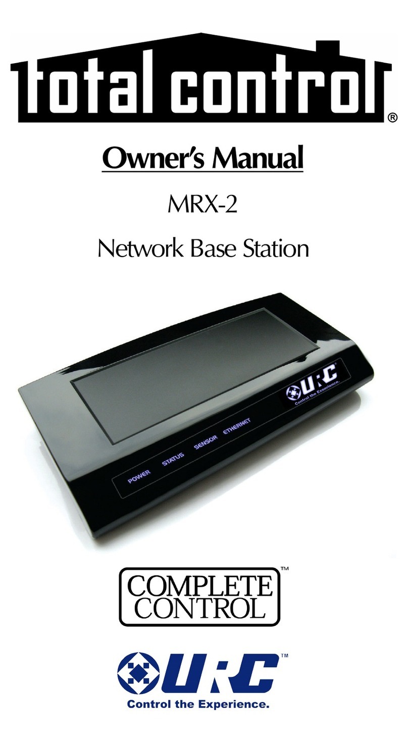 Total Control MRX-2 owner's manual
