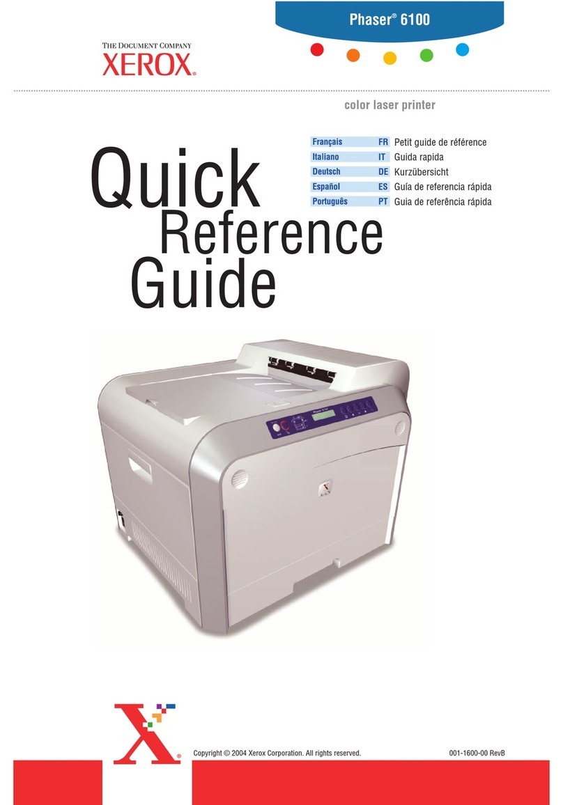 Xerox Phaser 6100 User manual Xerox Phaser 6100 User manual