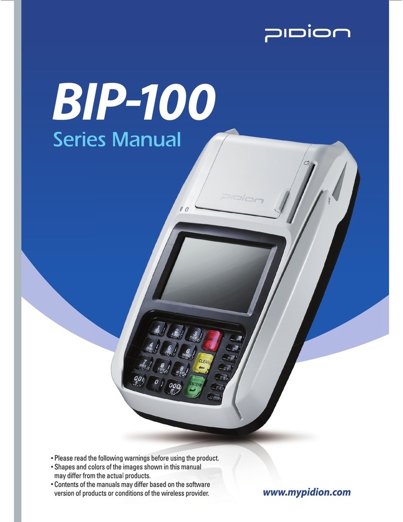 Pidion BIP-100 Series manual