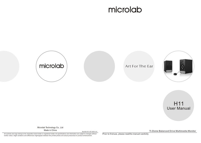 Microlab H11 user manual