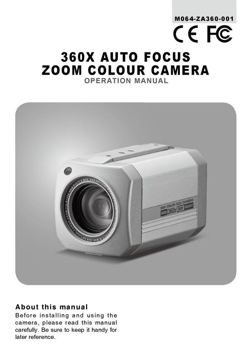 KT&C 550TVL Operation manual