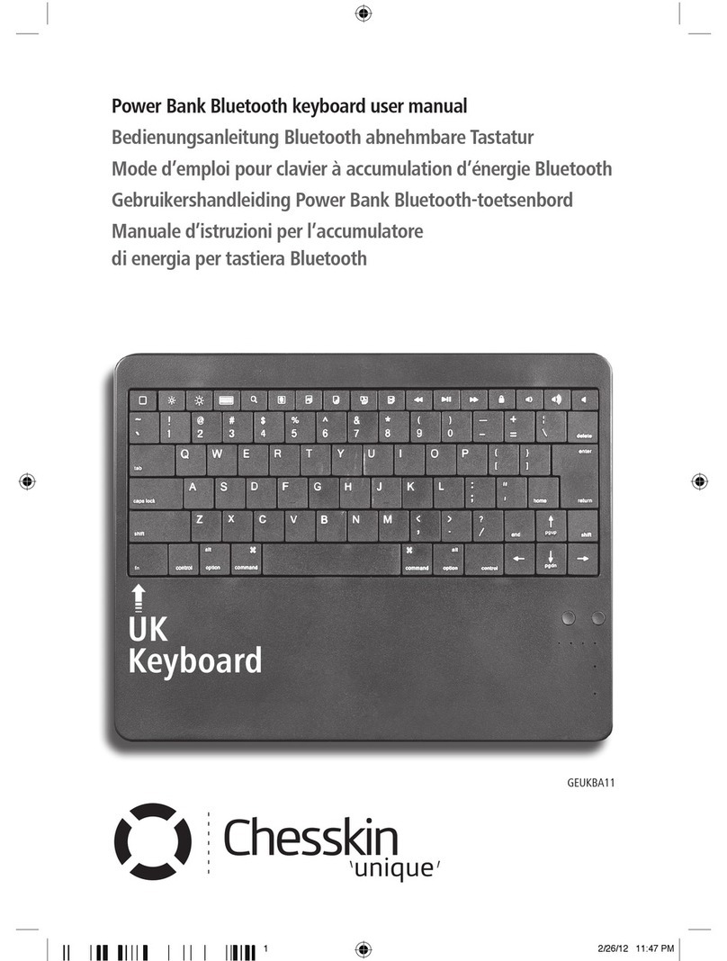 Chesskin GEUKBA11 user manual