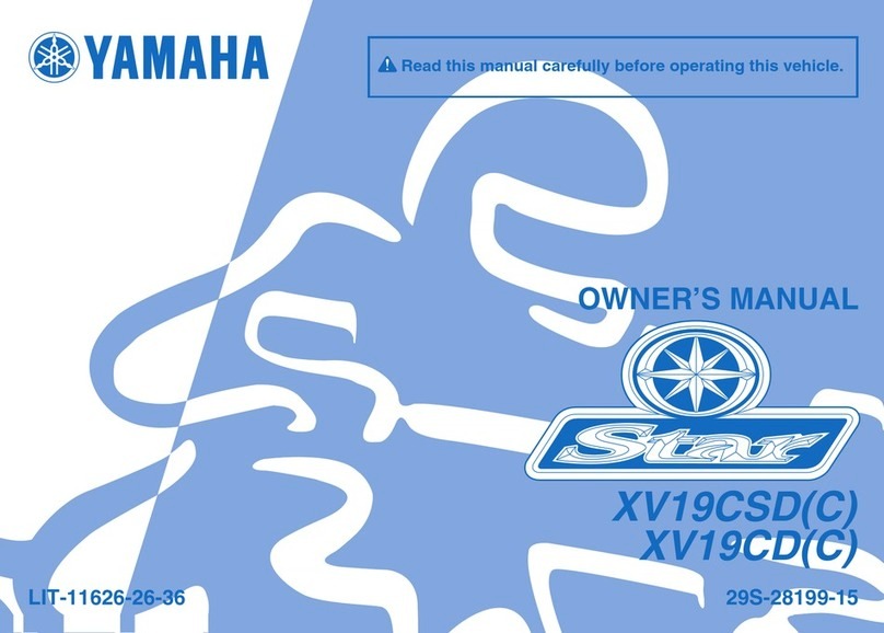 Yamaha XV19CSD owner's manual