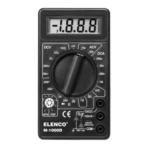 Elenco Electronics M-1000D Assembly instructions Elenco Electronics M-1000D Assembly instructions