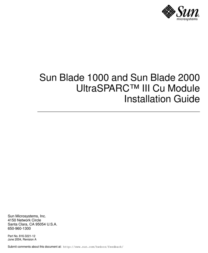Sun Microsystems UltraSPARC III Cu Module User manual