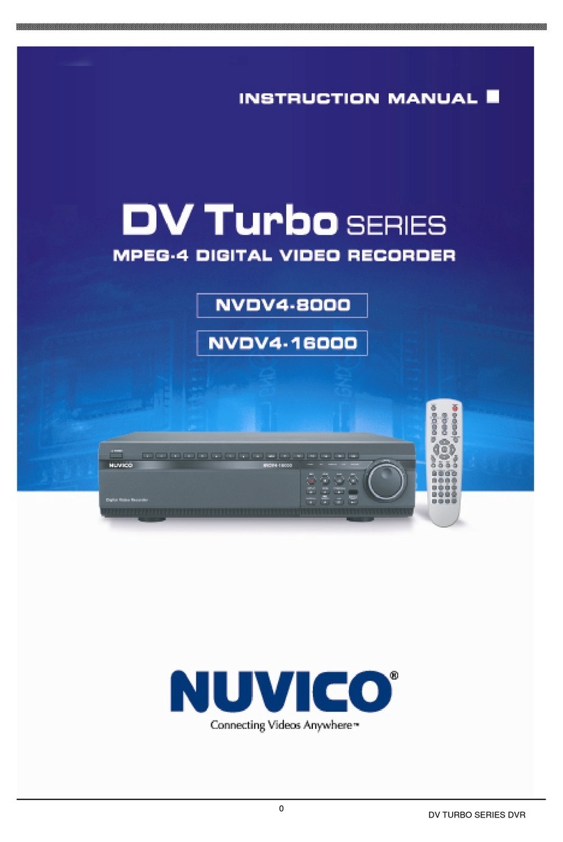 Nuvico DV Turbo NVDV4-8000 User manual