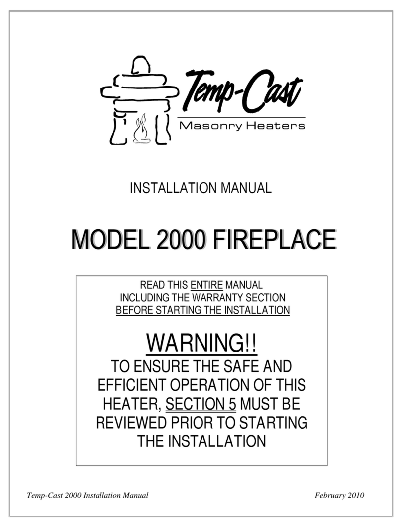 Temp-Cast 2000 User manual