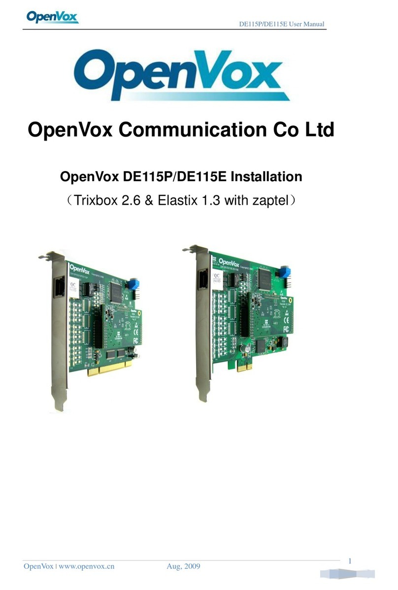 OpenVox DE115P user manual