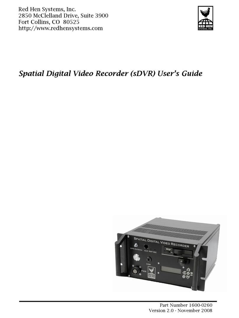 Red Hen Systems sDVR user guide