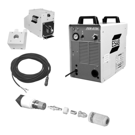 ESAB PCM-875A Installation, operation and maintenance manual