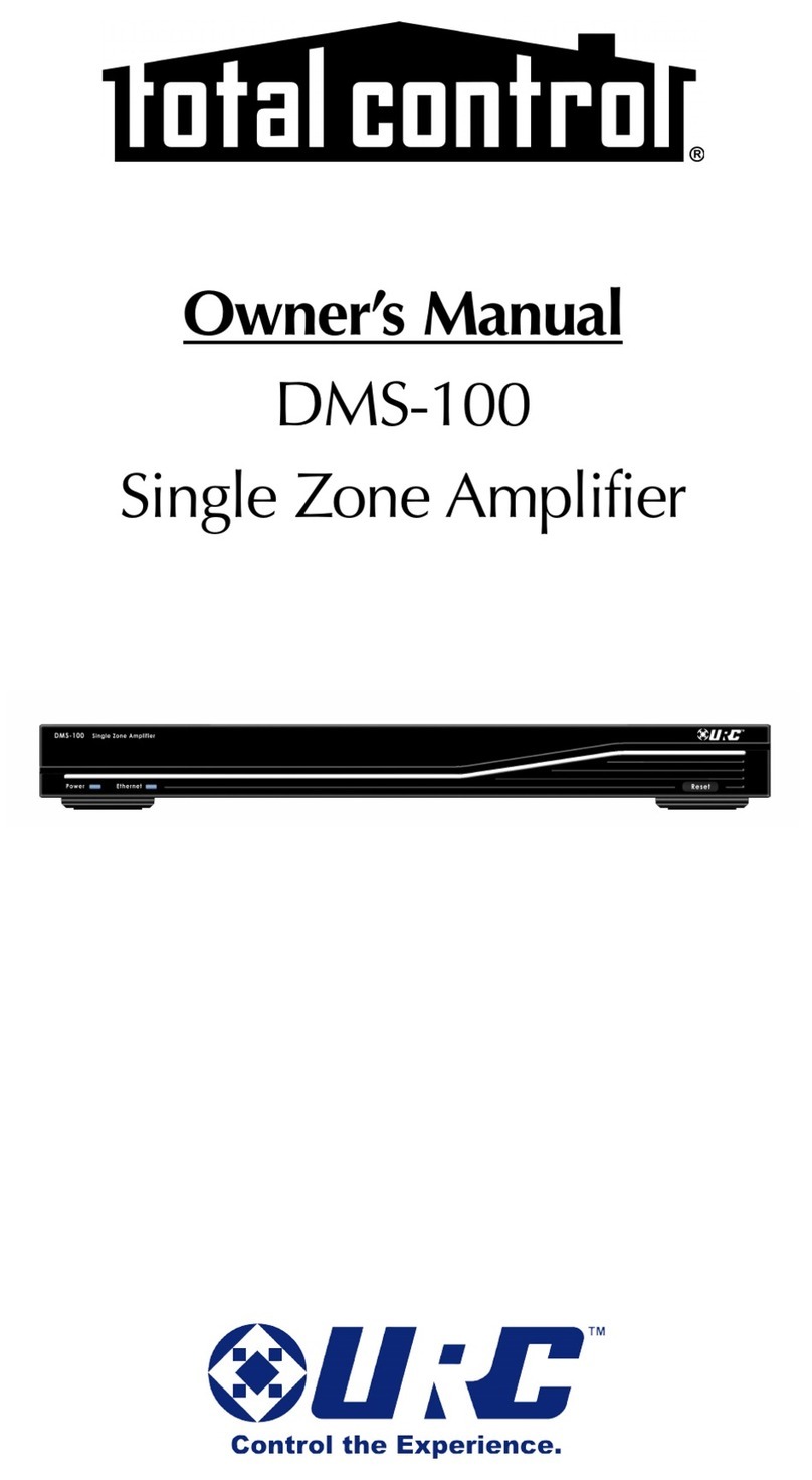 URC Total control DMS-100 User manual