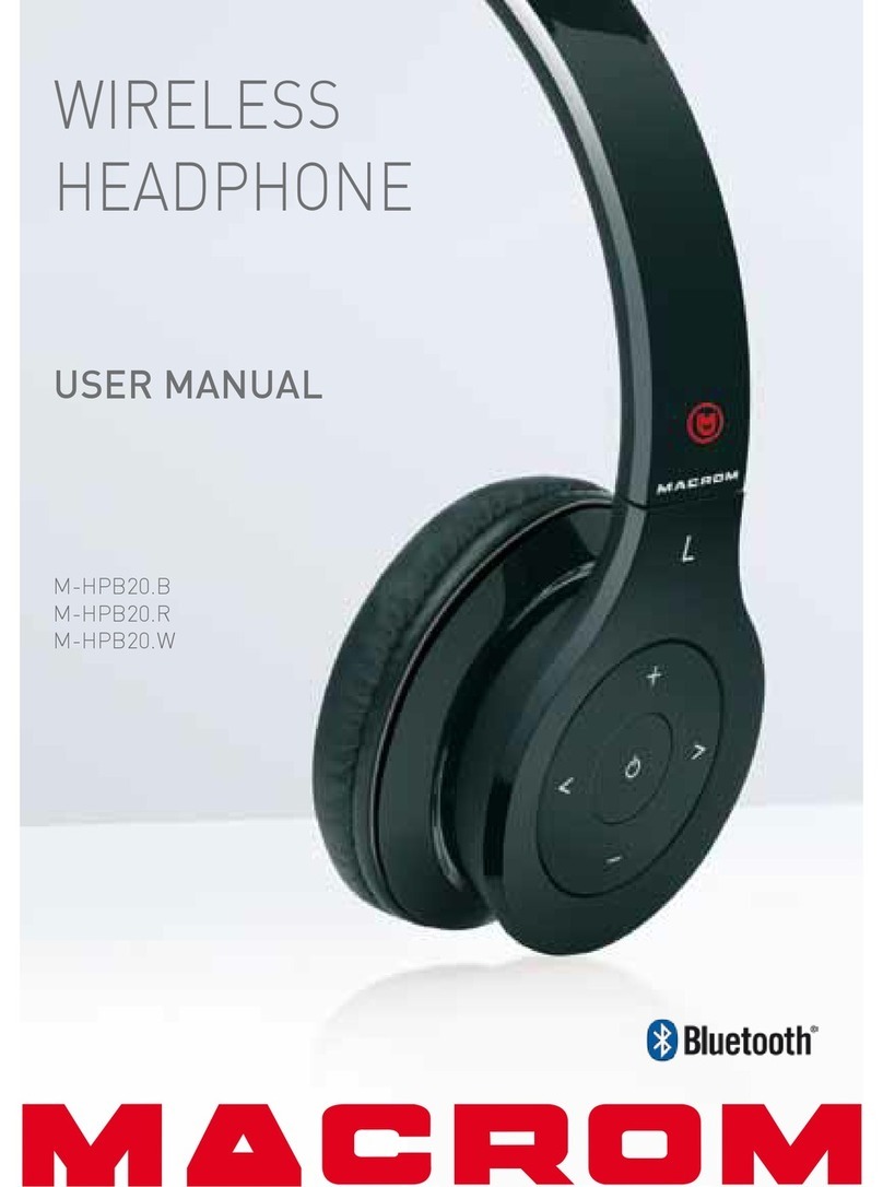 Macrom M-HPB20.B user manual
