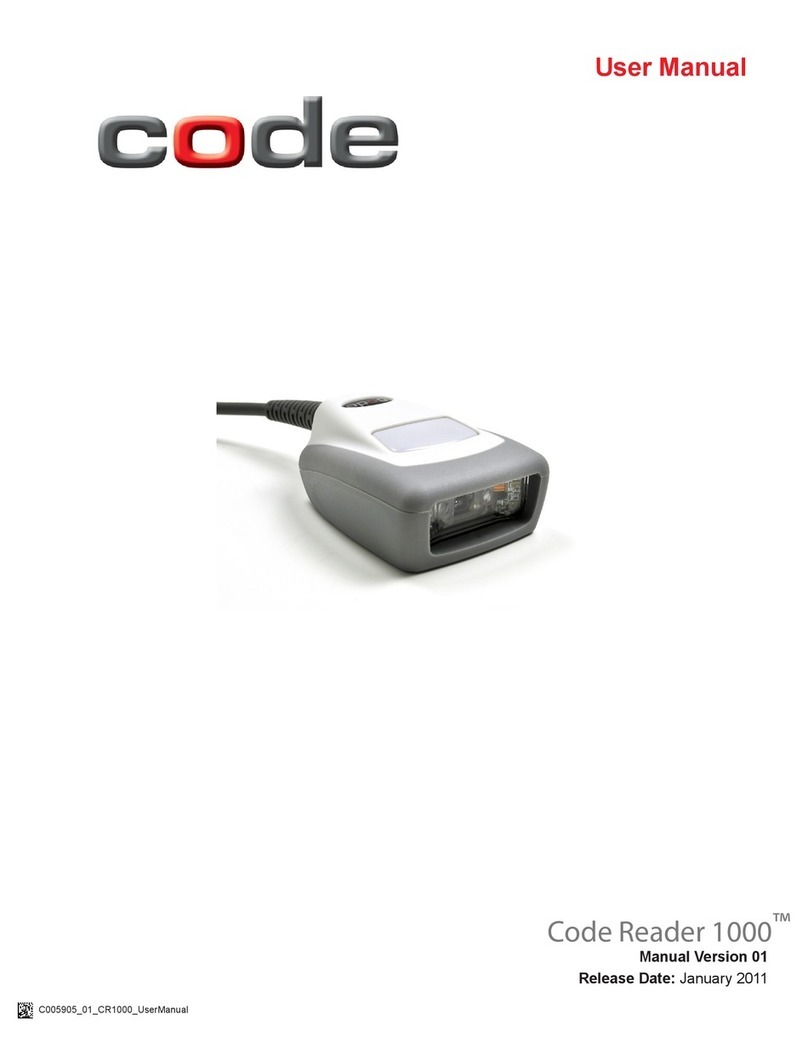 Code CR1000 User manual