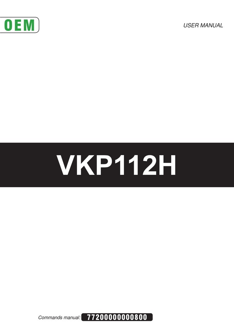 Custom Audio Electronics VKP112H User manual