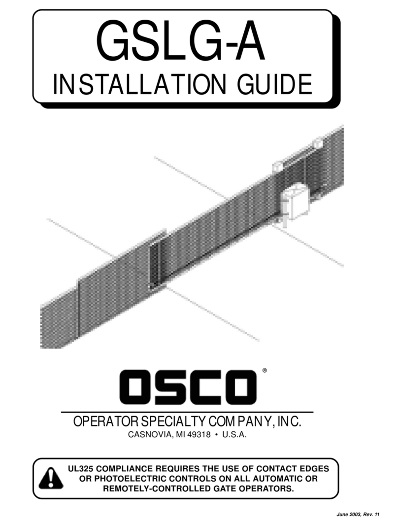 OSCO GSLG-A installation guide