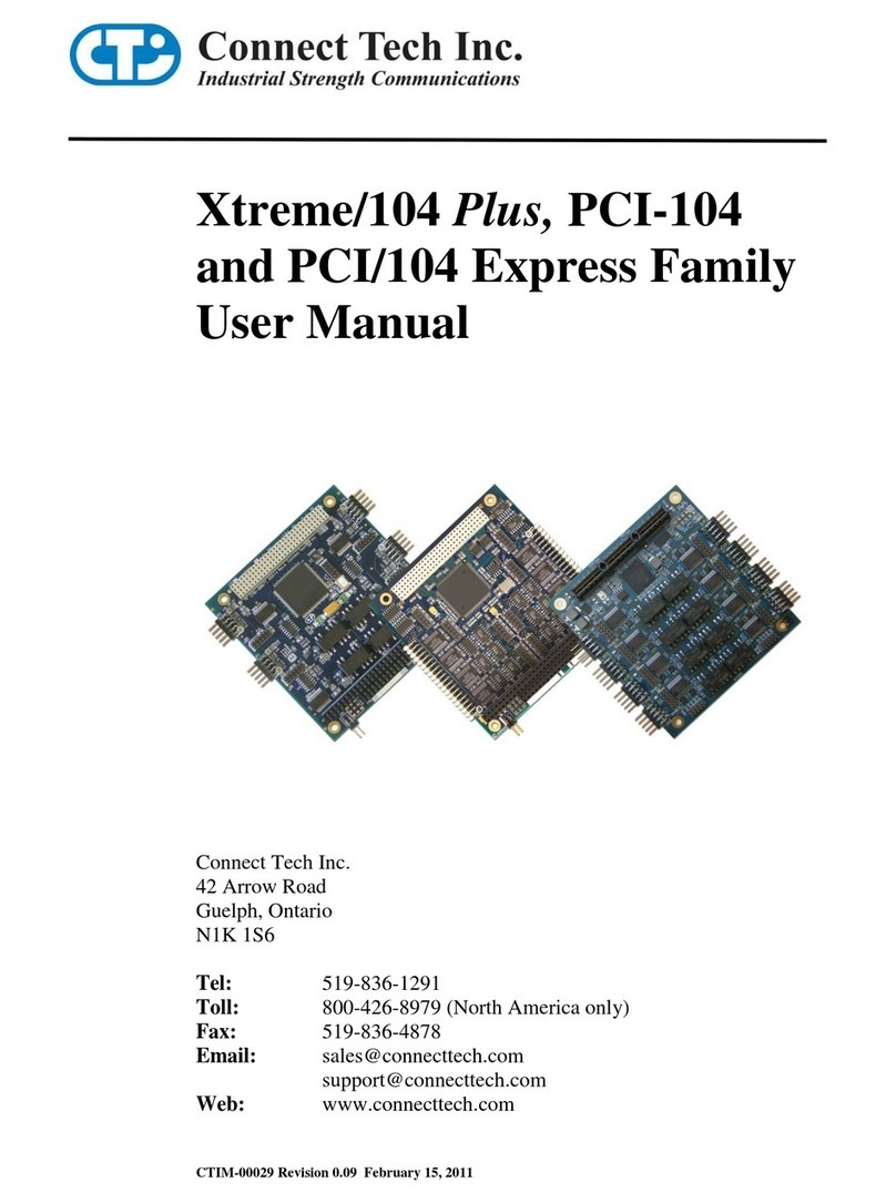 Connect Tech Xtreme/104 Plus user manual