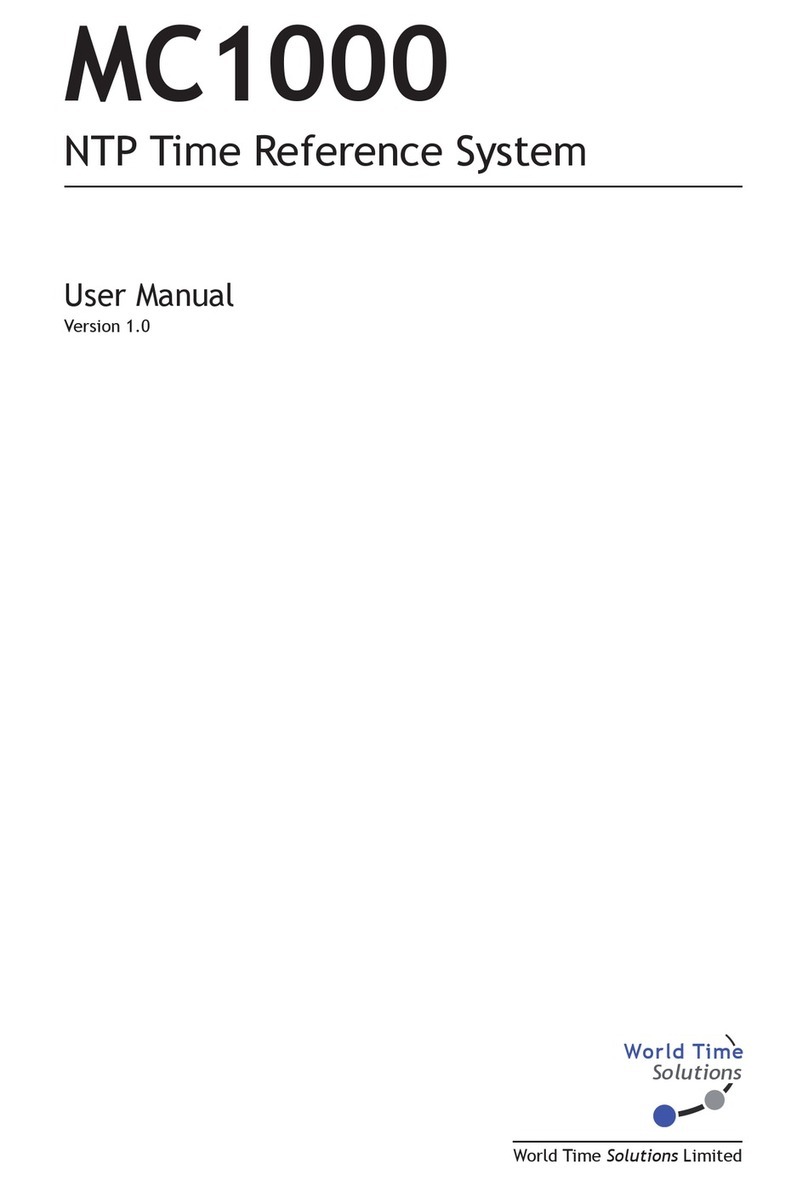 World Time Solutions MC1000 user manual