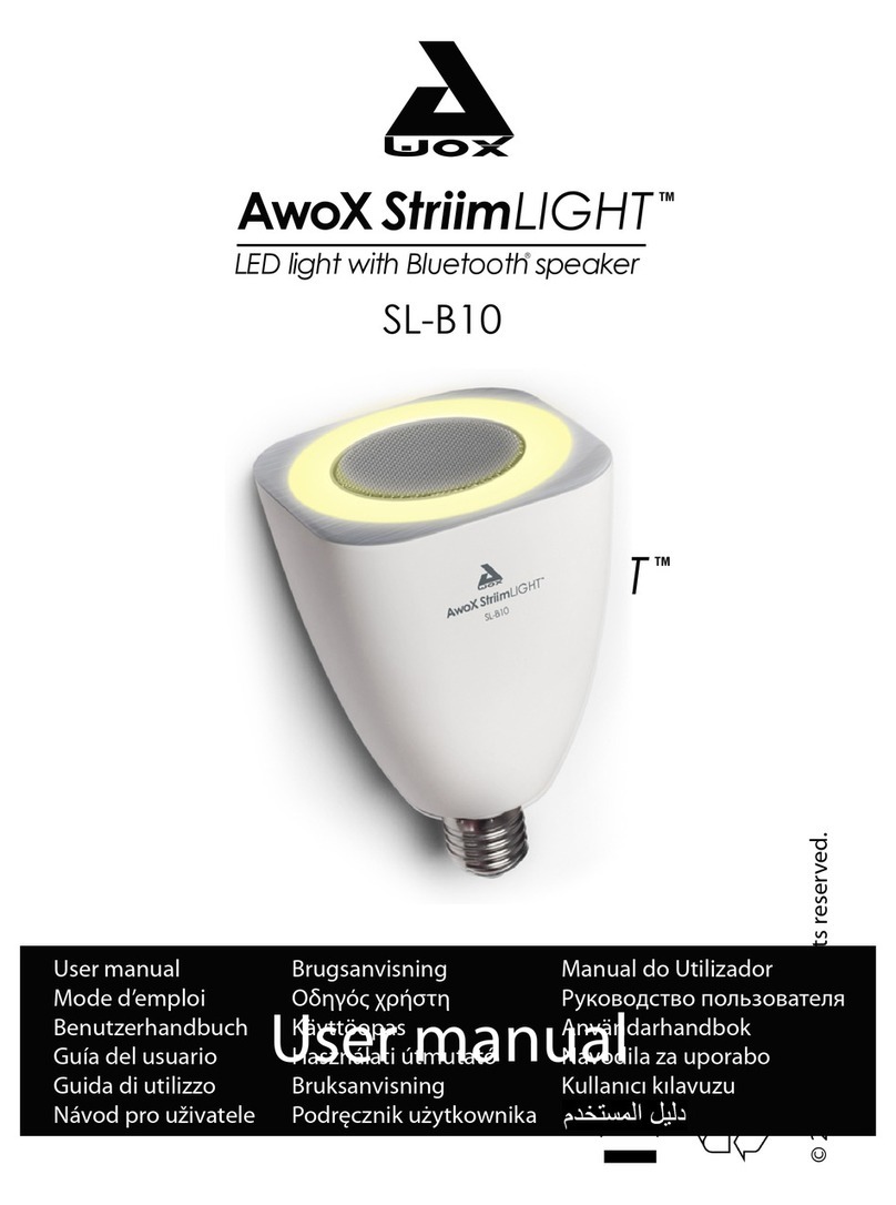 Awox StriimLIGHT SL-B10 User manual
