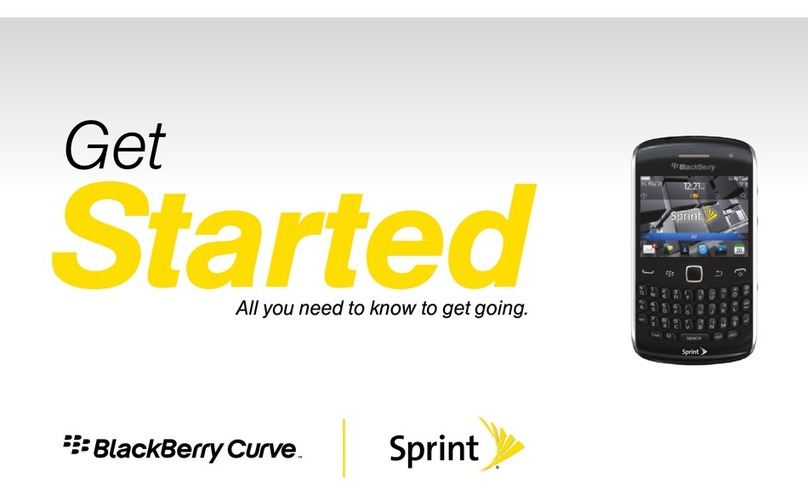 Blackbe;rry Curve 9350 User manual