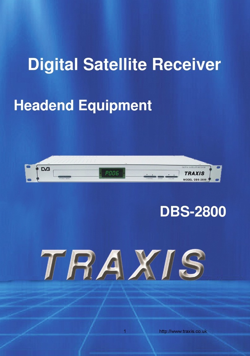 Traxis DBS-2800 user manual