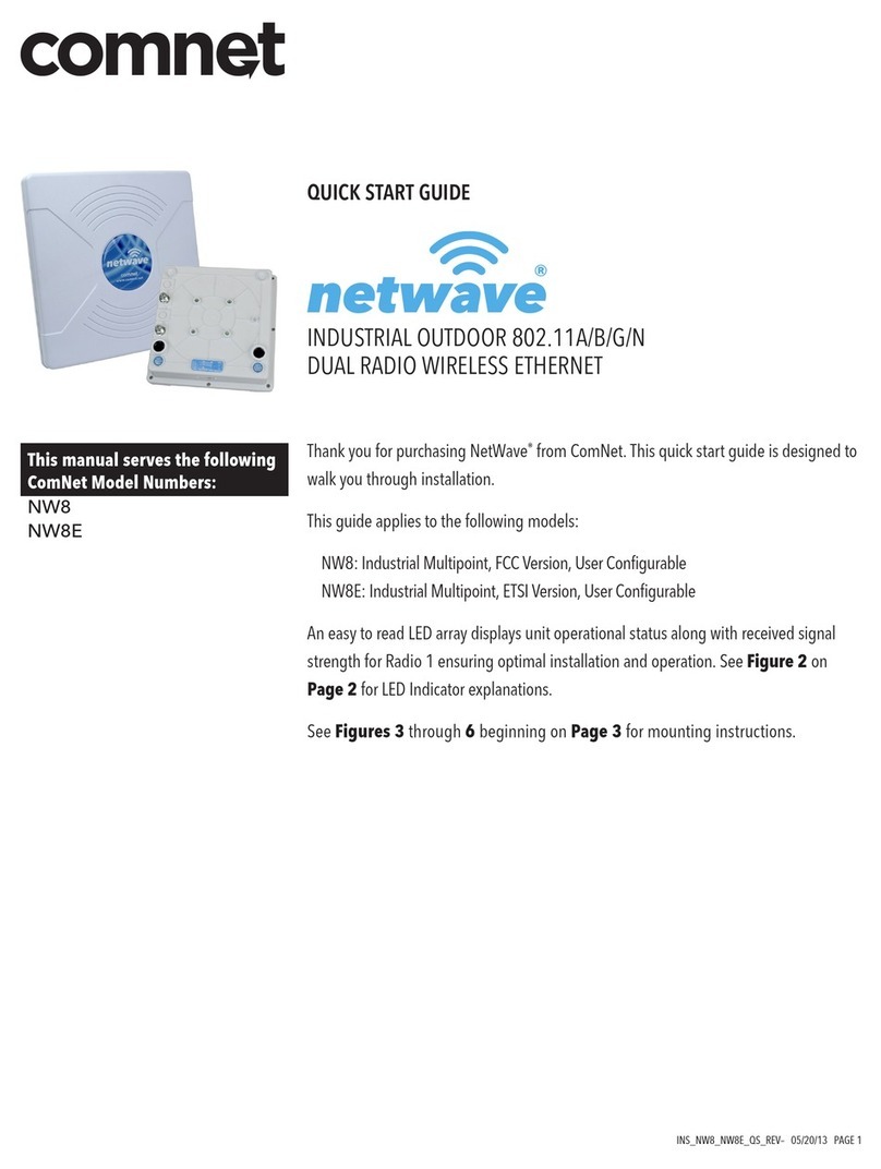 Comnet NetWave NW8 quick start guide