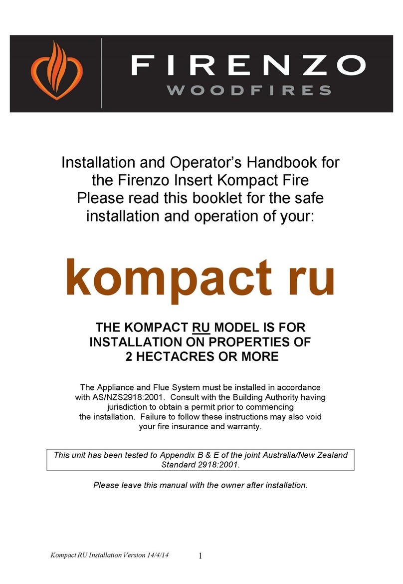 Firenzo KOMPACT RU Installation and operator's handbook