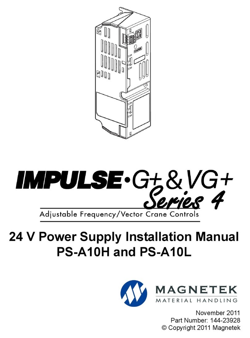 Magnetek PS-A10H installation manual