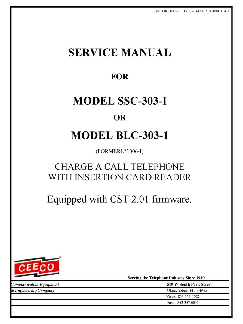 CEECO Charge-A-Call BLC-303-1 User manual